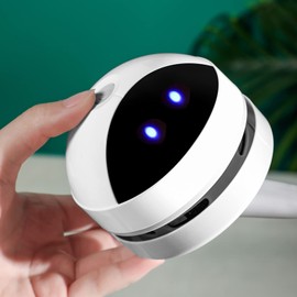 Hallocool Desktop Vacuum Cleaner Mini Desk Vacuum for Cleaning Bread Eraser Crumb Table Vacuum Cleaner Cordless USB Charging Mini Vacuum Cleaner for Cleaning Hairs, Crumbs, Computer Keyboard