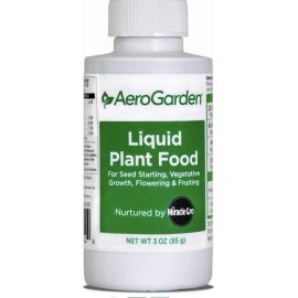 Aerogarden Liquid Plant Food Nutrients 3 OZ for Hydroponics Nutrients MiracleGro