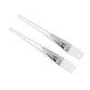 Baluue 2pcs Crystal Face Mask Brush Set Professional Makeup Mask