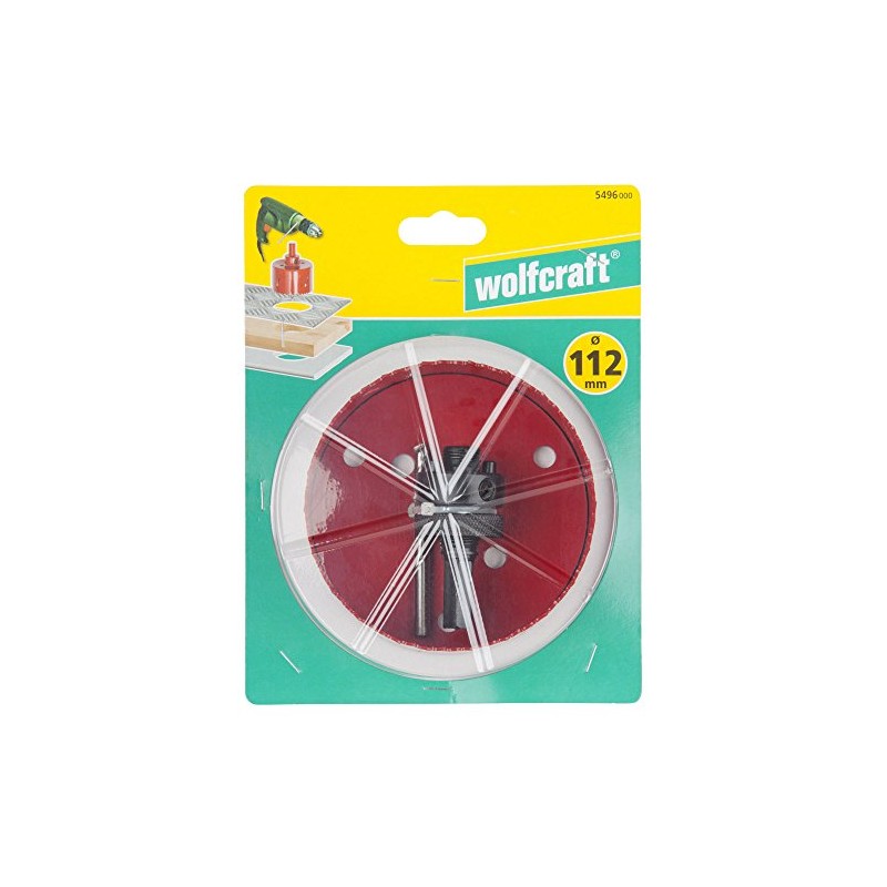 wolfcraft Bi-Metal Hole Saw I 5496000 I For drywall materials,