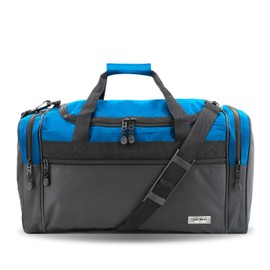 J World New York 24 Inch Copper Sport Duffel Bag, Blue/Black, One Size