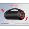 Bocina Portátil Aiwa AWS600BT Cilíndrica Negro, 600W, Bluetooth, USB, Resistente