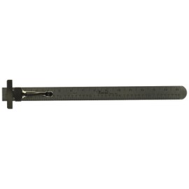 Central Tools 6515 6" Flexible Pocket Rule - 1mm and 1/64" Increments