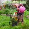 6 Pcs Garden Cloches for Plants, Metal Extra Large Chicken
