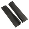 2PCs Rear Side Skirt Winglet Carbon Fiber Style Universal Car