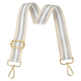 PATIKIL Purse Strap, Wide Shoulder Strap Adjustable Crossbody Bag Straps Universal Replacement Shoulder Bag Belt for Women's Handbags Canvas Guitar Bag Backpack, Khaki