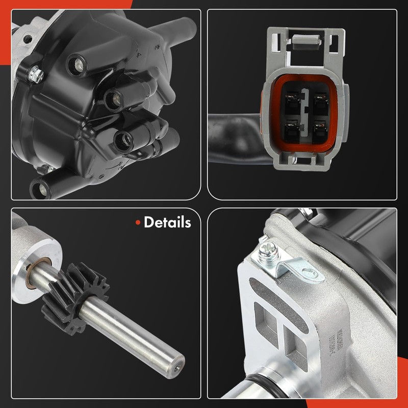 A-Premium Ignition Distributor with Cap and Rotor Compatible with Toyota