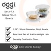 Oggi Pinch Bowls, 4-Ounce, Clear