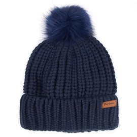 Barbour Ladies Saltburn Beanie Navy One Size