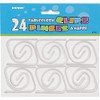 Clear Plastic Table Cover Clips (2"x2") - Pack Of 24,