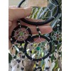 BRILLIANT GIFTS BLACK DREAM CATCHER dreamcatcher DECORATED WITH SILVER COLOURED
