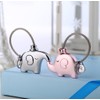 iSuperb 1 Pair Fantastic Kissing Elephants Couple Keychains Valentine Gift
