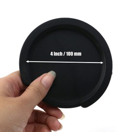 Chinflly Pack of 2 Guitar Soundhole Cover,3.35 Inch Soft Rubber Guitar Sound Hole Block for 38 39 40 41 Inch Acoustic Guitar