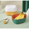 AJC Toys Cesta De Doble Drenaje Colador De Lavado Frutas