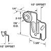 Prime-Line MP6501 Closet Door Roller with 1/2 In. Offset and