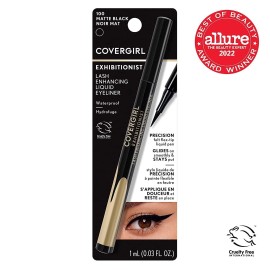 Coty Inc. COVERGIRL Exhibitionist Lash Enhancing Liquid Eyeliner, Matte Black
