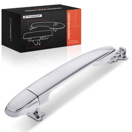 A-Premium Front Right Passenger Side Exterior Door Handle Compatible with Toyota Camry 2007-2011, Tacoma 2005-2015, Highlander, Sienna, 4Runner, Avalon & Lexus RX400h, RX350, RX330, GX470, Chrome
