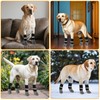 2 Pairs Double-Sided Dog Socks with Adjustable Straps, Non-Slip Anti-Licking