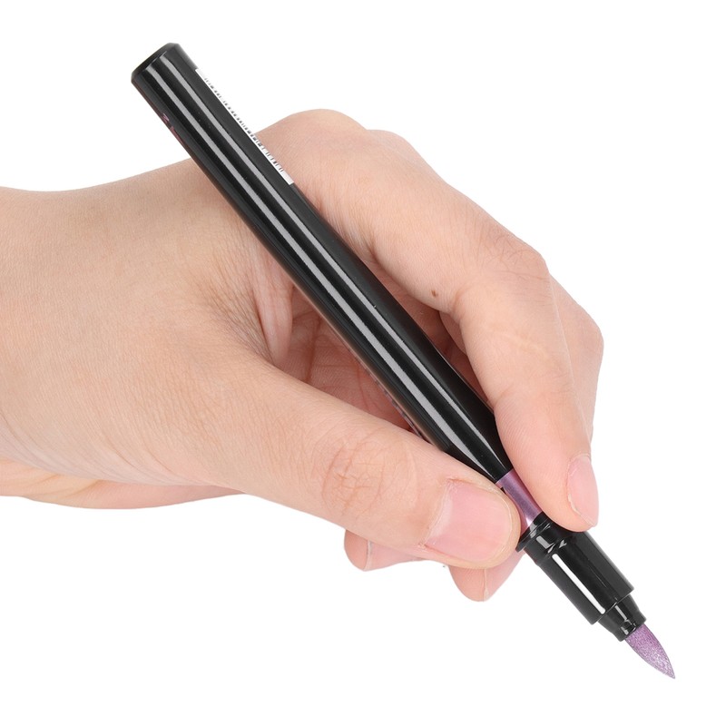 10 Pcs Paint Markers Purple Metal Texture Waterproof Glass Marker