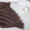 BOURINA Throw Blanket Textured Solid Soft Sofa Couch Cover Decorative