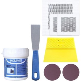 Drywall Repair Kit,Drywall Hole Patch Repair Kit to Fix Wall Surface Holes and Creak Damage with White Repair Putty 8.5OZ,Scraper,Sanding Pad Fill Quick and Easy Solution - Size Name: 17 in 1 Drywall Repair Kits with Putty