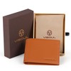 VISOUL Slim Bi-fold Wallet for Men and Women with 4