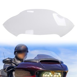 LUXEMOTO 8" Windshield for Road Glide 2015-2024, Clear Motocycle Windscreen PC Air Deflector for Harley Touring Road Glide 2015-2024 and FLTRT 23-Later Accessories