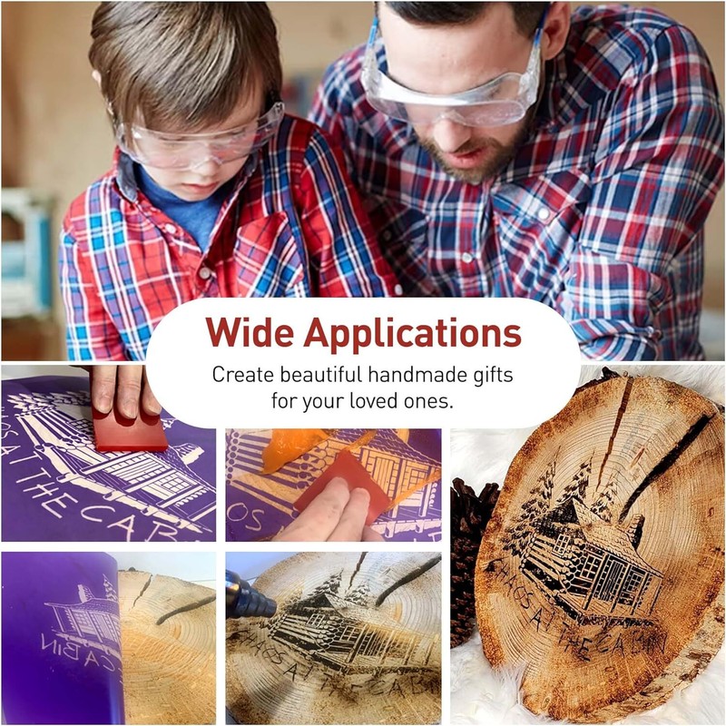 Torch Paste 3Oz Wood Burning Adhesive For Stencils Crafts And