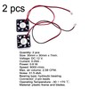 JZK 2PCS 30x30x7 mm DC 12V mini cooling fan 30mm