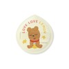 Kakao Friends Frodo tight fit ruby ​​cell makeup puff large size 7x7.5cm / 프로도 쫀쫀 밀착 루비셀 메이크업 퍼프 대형 7x7.5cm