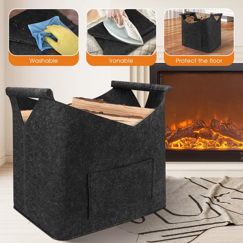 highsam Large Firewood Basket XL