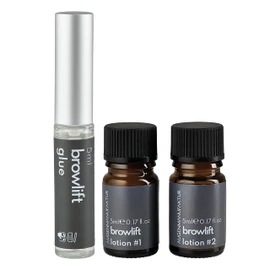Augenmanufaktur Browlift Eyebrow Lifting Glue and Lotions Eyebrow Shaping and Voluminous Durable 3D Eyebrow Effect - 20 Applications (3-Piece Set)