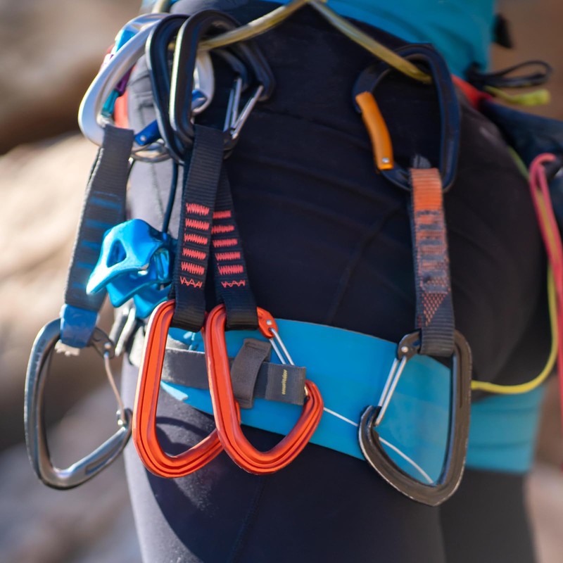 TRIWONDER Locking Carabiner, 12 kN (2200 kg), Climbing Button, Ultra