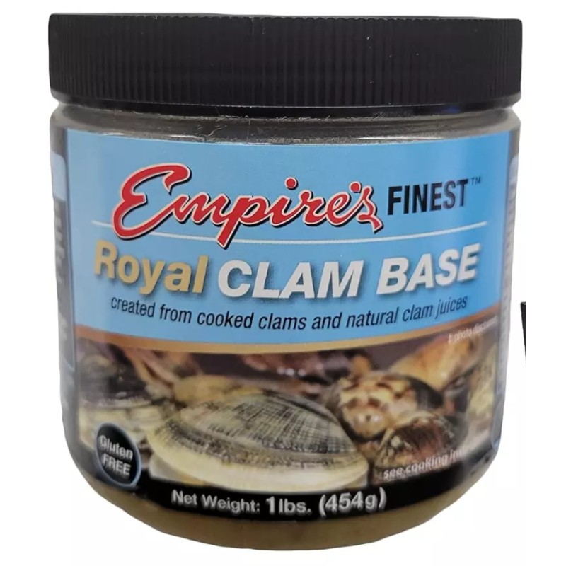 Empire's Finest Restaurant Grade Royal Clam Base - 1Lb Jar