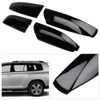 AZHZ 4PCS Black Roof Rack Covers Roof Rack Covers Fit