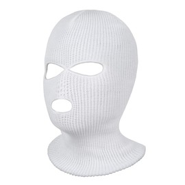 SATINIOR 3-Hole Knitted Full Face Cover Ski Mask, Adult Winter Balaclava Warm Knit Full Face Mask for Outdoor Sports