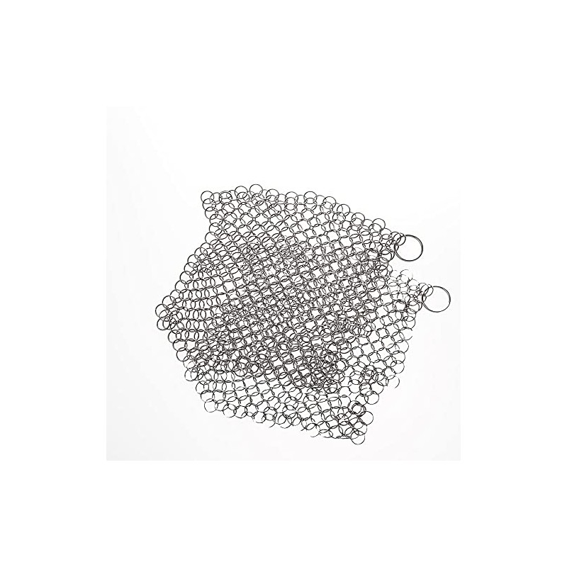 Lehman's Extra Large Chainmail Scrubber for Cast Iron Woven Loops