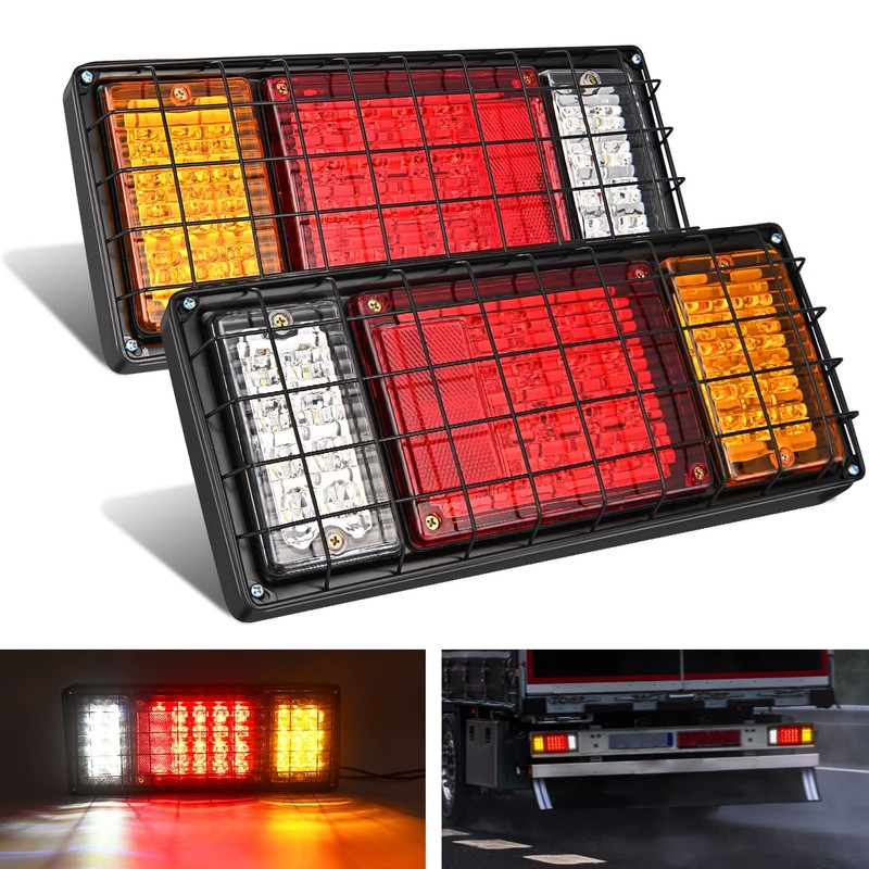 Nilight 2PCS Trailer Tail Light Kit 40 LED Running Brake