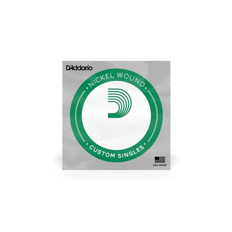 D'Addario Gauge .064 Nickel Wound Single Electric Guitar String NW064