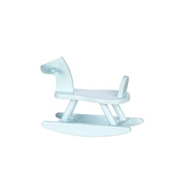 Melody Jane Dolls House Sit On Blue Rocking Horse Toy Shop Nursery Accessory