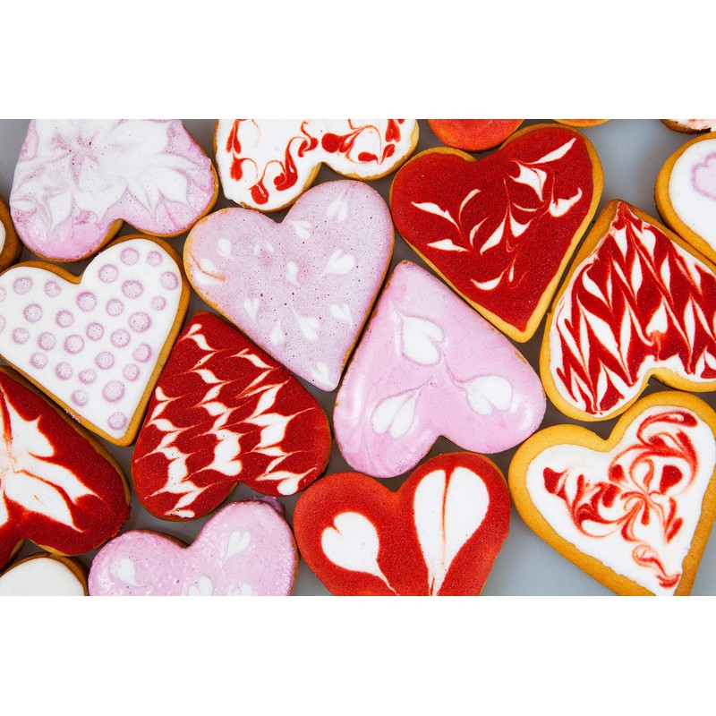 Fox Run 3680 Heart Shaped Cookie Cutters, Stainless Steel, 5-Piece