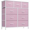 YITAHOME Dresser for Bedroom with 9 Drawers, Fabric Storage Dresser,