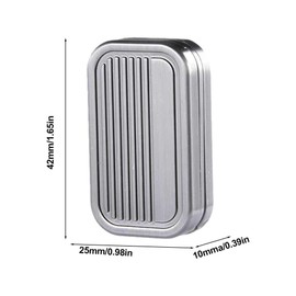 OBEST Fidget Slider Toys Metal Slider Block Push Slider EDC Fidget Toys for ADHD Focus Anxiety Autism Stress Relief Desk Toys Magnetic Slider Fidget Toys Sensory Toy for Kids Women Men