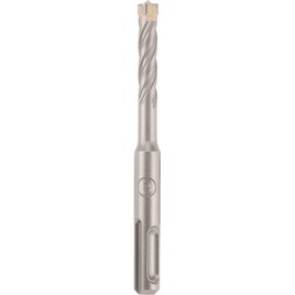 kwb HB4X SDS Plus Hammer Drill Bit, 110 mm, Diameter 8 mm (Hungsten Carbide Plate, Four Cutting Edges, Centring Point, Quadruple Plus Spiral, Tool Steel, SDS Plus)