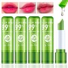 BKPPLZP 5 Pieces Aloe Vera Lipstick,Long Lasting Moisturizing Lip Balm,Nourishing