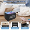 Laundry Pods Container with Lid, Square Storage Box for Laundry