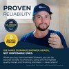 HammerHead Showers® Solid Metal 8 Inch Rainfall Shower Head –