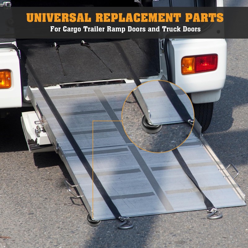BBTO 12 Packs 2.5 Trailer Ramp Door Bumper Including Screw