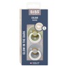 BIBS Colour Anatomical Glow Pacifiers Pack of 2, BPA Free,