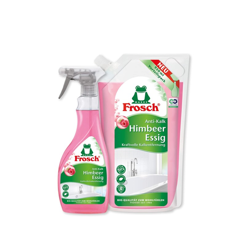 Frosch Anti-limescale cleaner raspberry vinegar, 0.5 l